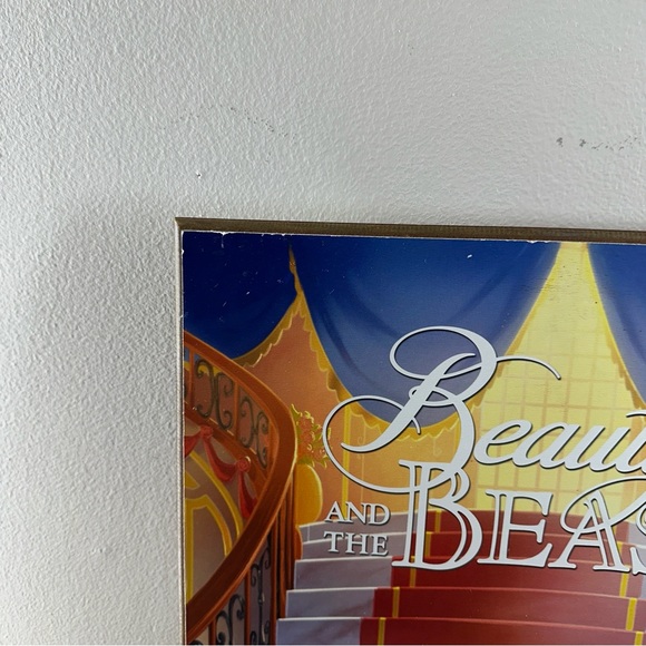 Disney Belle Beauty & The Beast Wooden Sign Wall Decor 19"x12"Princess Lots Of 2 - Picture 5 of 8